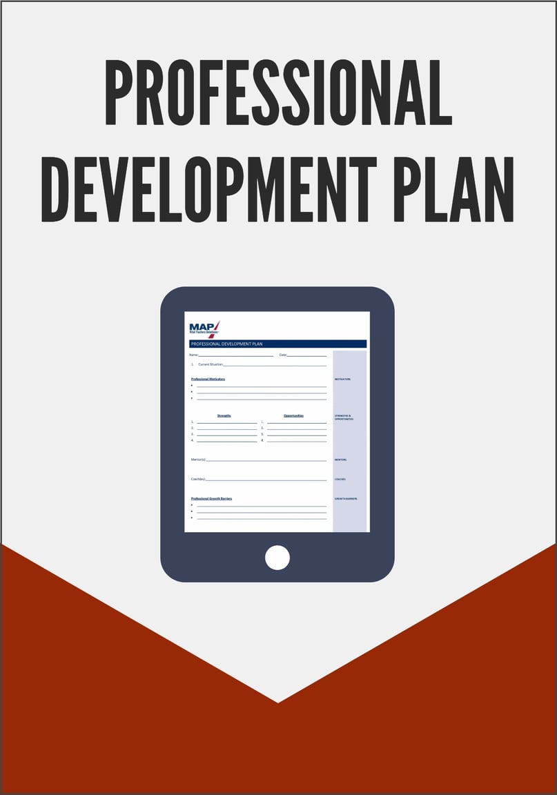 Get the Professional Development Planning Template from MAP Consulting